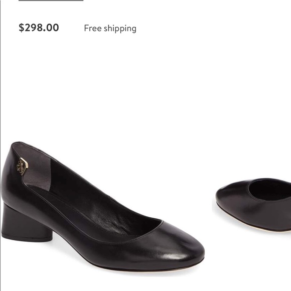 tory burch round toe pumps
